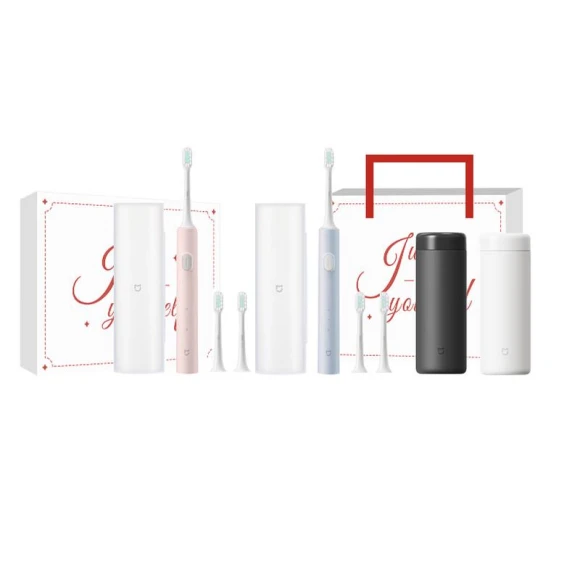 Electric Toothbrush and Pocket Thermos Bundle — Smart Water Bottle, Xiaomi