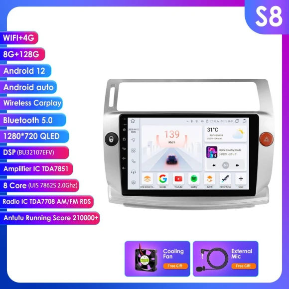 Intelligent Android Car Radio — Car Infotainment System, Hizpo