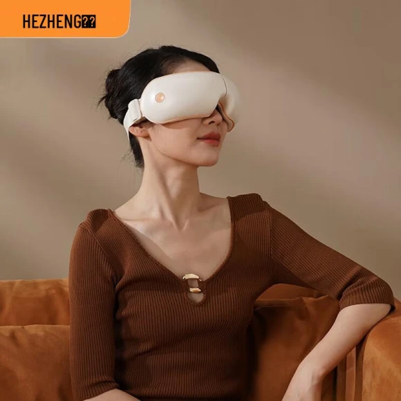 Smart Foldable Eye Massager with Heat Compression — Massage Gun, Hezheng