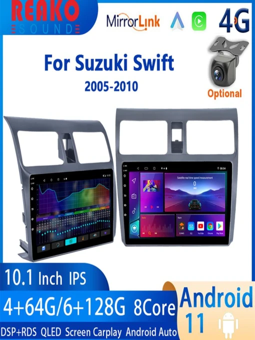 Car Stereo System with Android, Multimedia Video Player, Navigation, GPS — Car Infotainment System, Reakosound
