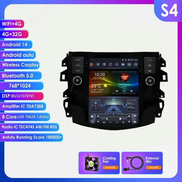 CarPlay Android Display Screen — Car Infotainment System, OSSURET