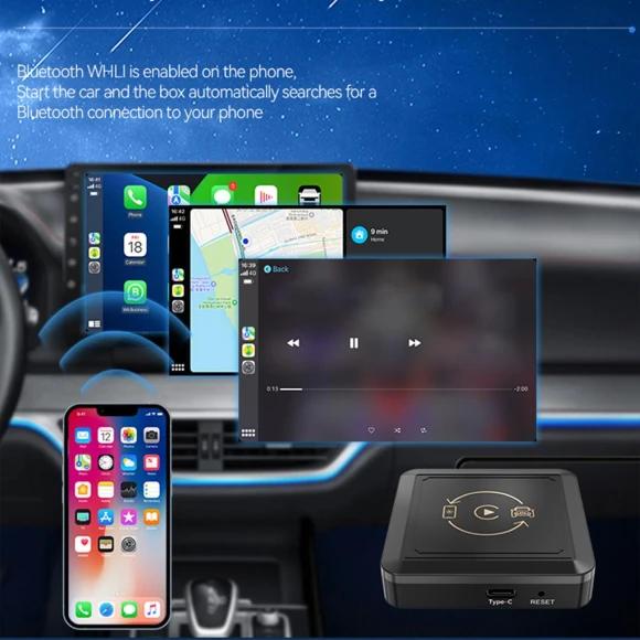 Mini CarPlay Dongle Adapter — Car Infotainment System, TOP HOME