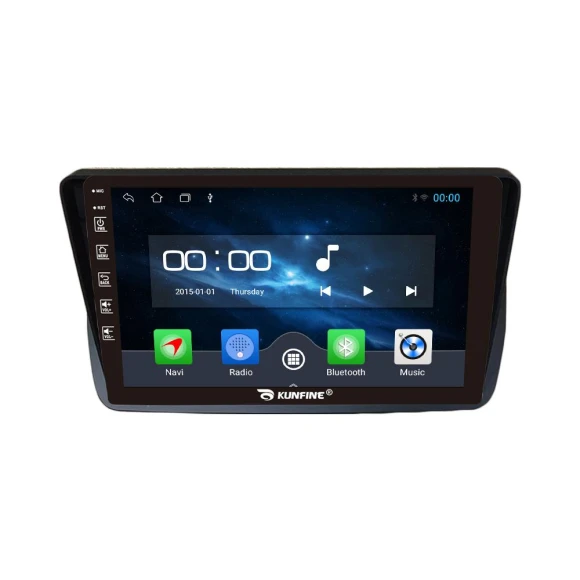 10 Inch Car Radio with GPS Navigation and Multimedia Player — Car Infotainment System, KUNFINE