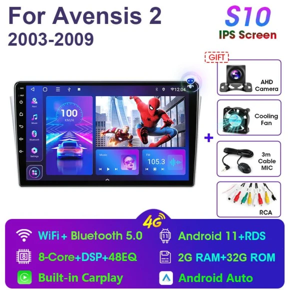 2 Din Android 11 Car Radio — Car Infotainment System, Auto Accessories Home