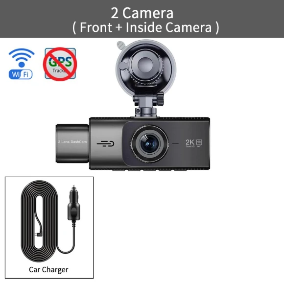 3-Channel WiFi Dash Cam — Dash Cam, JOHO