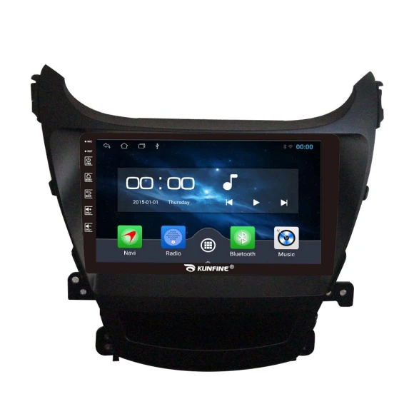 9 Inch Car Multimedia Player with GPS Navigation — Car Infotainment System, KUNFINE