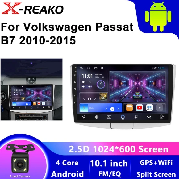 Android 13 CarPlay Android Auto Car Radio — Car Infotainment System, X-REAKO