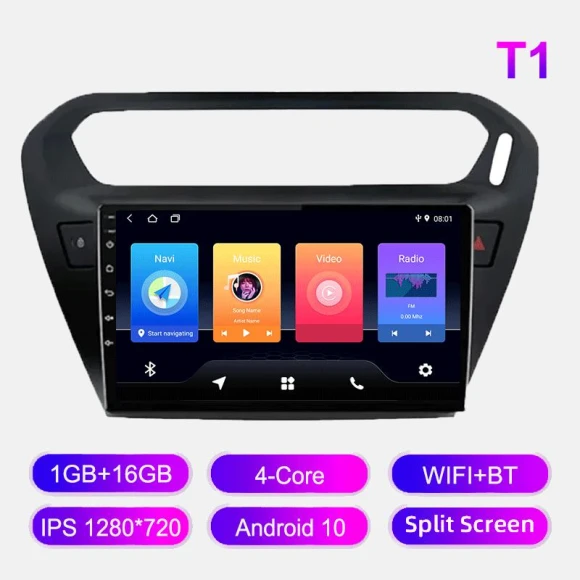 Android Auto CarPlay Multimedia Player with GPS Navigation — Car Infotainment System, GHLHS