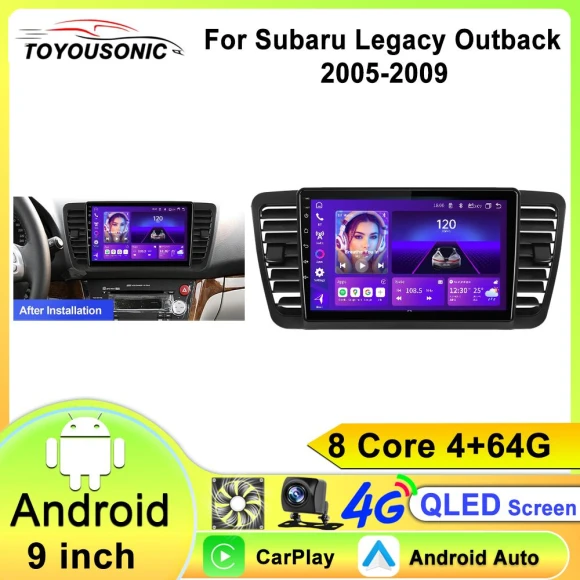 Android Car Radio Multimedia with GPS Navigation and Carplay — Car Infotainment System, ToyousoniC
