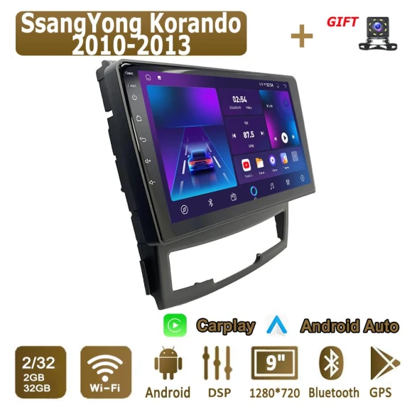 Android CarPlay Car Radio Multimedia Player with GPS Navigation, Bluetooth, and WiFi — Car Infotainment System, icreative