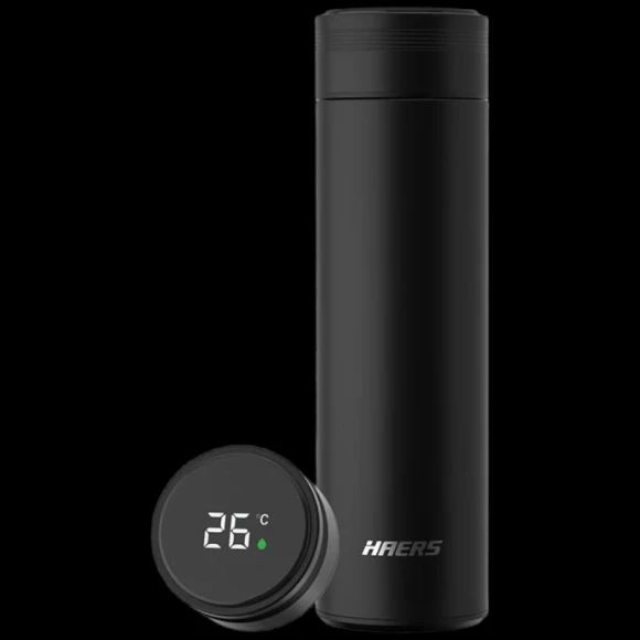 Business Digital Display Thermos — Smart Water Bottle, HAERS