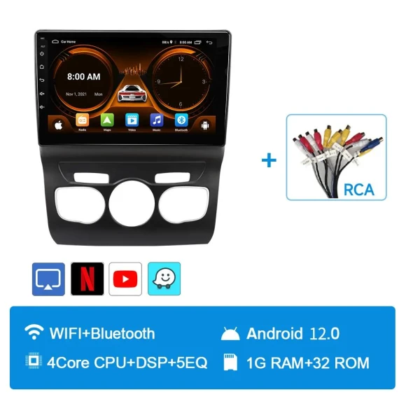 Car Radio with Wireless CarPlay and Android Auto — Car Infotainment System, JIUYIN