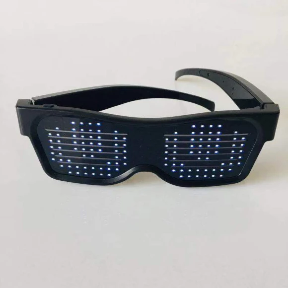 DIY App Control Bluetooth LED Magic Glasses for Parties — Smart Glasses, POTAN MUSIC