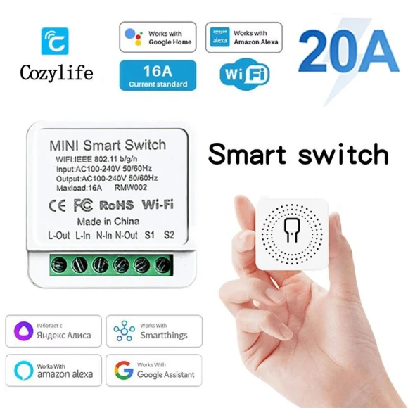 Mini WiFi Smart Switch — Smart Switch, Bloom Habitat