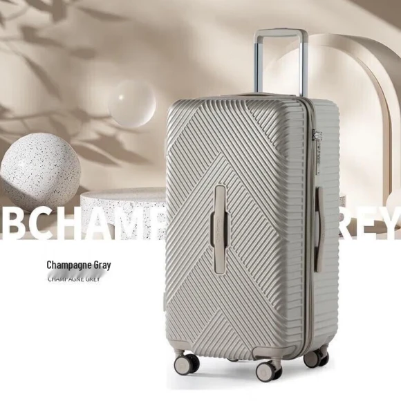 Multifunctional 26-inch Pigskin Smart Lock Luggage — Smart Luggage, Diplomat