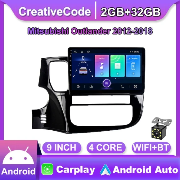 10-inch Wireless Android CarPlay Car Radio — Car Infotainment System, CreativeCode