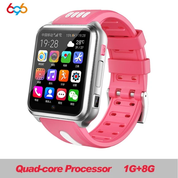 4G GPS Wi-Fi Location Smart Watch with SIM Card and 8GB Memory Card — Kids Smart Watch, ESSAGER