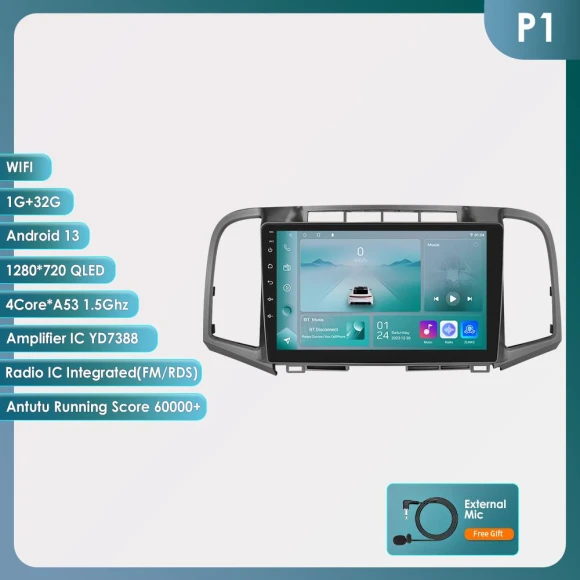 Android 4G-LTE Car Multimedia System with Navigation and CarPlay — Car Infotainment System, Hizpo