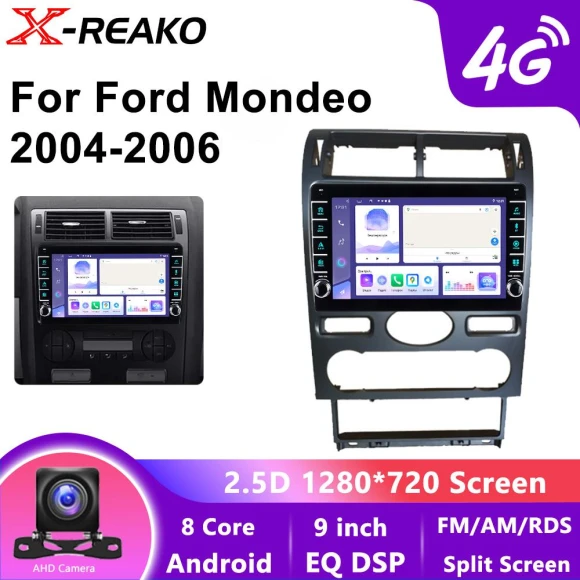 Android Car Radio with CarPlay and GPS Navigation — Car Infotainment System, X-REAKO