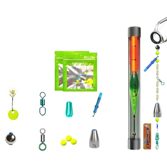 Auto Bottom Finding Fishing Float with LED Color Changing Slip Bobber Set — Fishing Bite Alarm, hello house