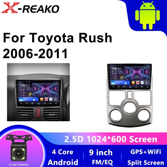 Car Multimedia Navigation Stereo Head Unit with Wireless CarPlay — Car Infotainment System, X-REAKO