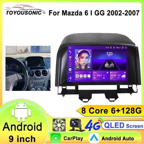 Car Multimedia Video Player with GPS and CarPlay — Car Infotainment System, ToyousoniC