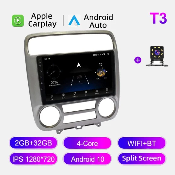 Car Radio with Android Auto and CarPlay — Car Infotainment System, GHLHS