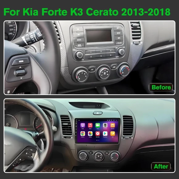 Car Stereo with Wireless CarPlay and Android Auto — Car Infotainment System, Kings City