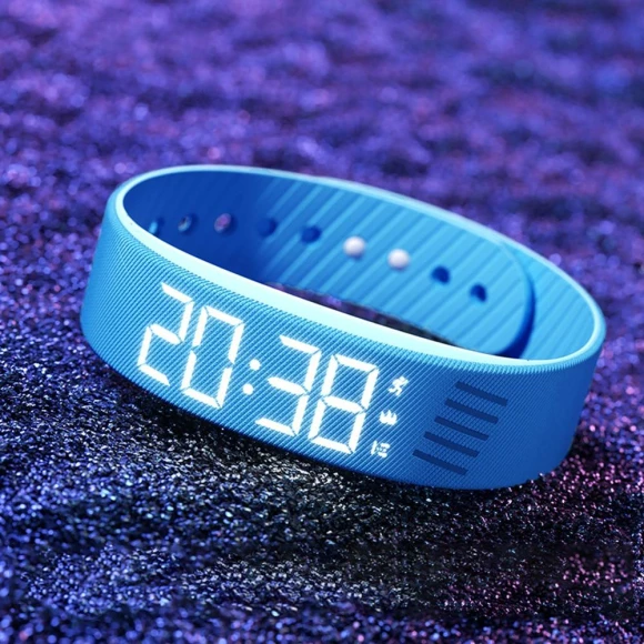 Digital Alarm Bracelet Waterproof Fitness Wristband — Fitness Tracker, Jiefeng