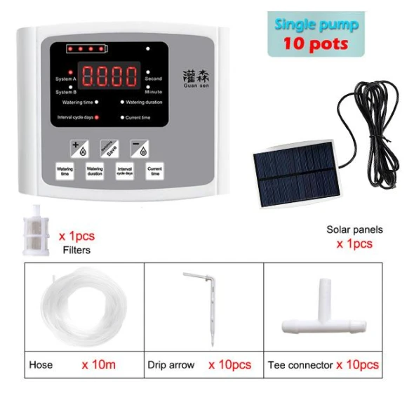 Double Pump Controller Timer System — Irrigation System, Clock-Mall