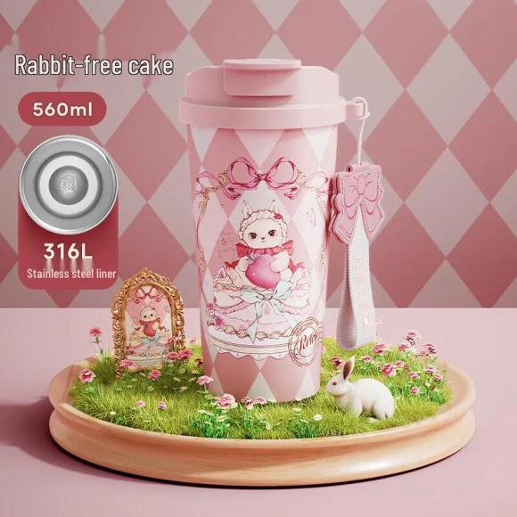 Insulated Dual-Drink Coffee Mug — Smart Water Bottle, JDST