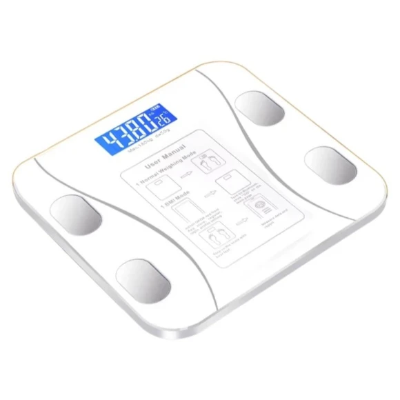 LED Display Bluetooth Body Fat Scale — Smart Scale, rocajijian