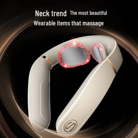Portable Neck Massager with Heat Therapy — Massage Gun, SKG