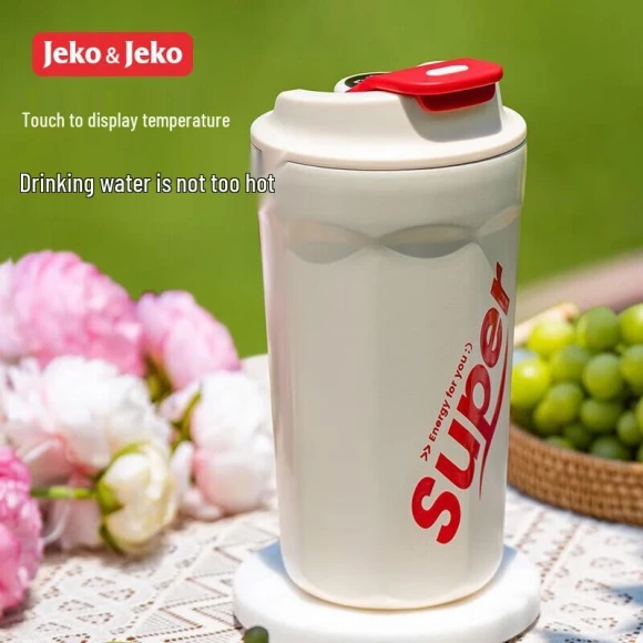 Smart Temperature Display Coffee Mug — Smart Water Bottle, JEKO&JEKO