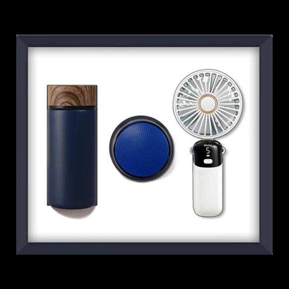 3-in-1 Handheld Fan, Speaker & Smart Insulated Mug Set — Smart Water Bottle, ZhiMeiHuanQiu