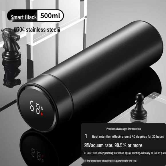 Artisan Smart Temperature Display Insulated Mug — Smart Water Bottle, Yibai