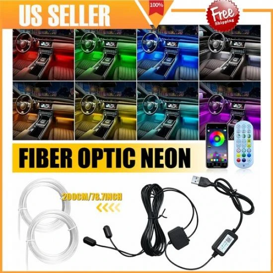 LED Neon Light Trim Glow Optic Fiber Strip — LED Strip Lights