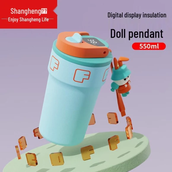 Smart Digital Display Thermos Mug — Smart Water Bottle, Shangheng