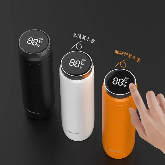 Smart Display Thermos Cup — Smart Water Bottle, Hongpa