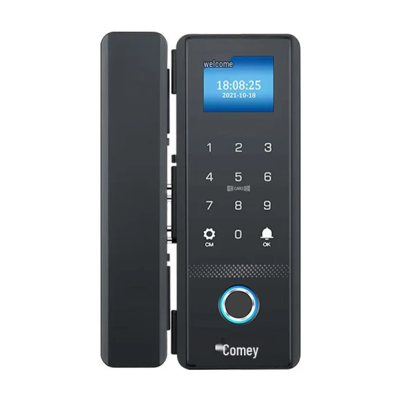 Smart Glass Door Fingerprint Lock — Smart Lock, JDST