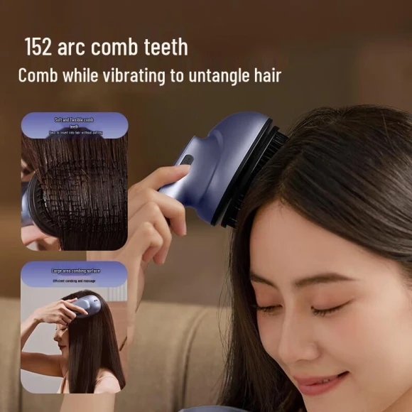 Smart Head Massage Comb with Essential Oil Mist — Essential Oil Diffuser, Philips
