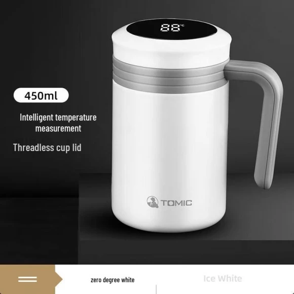 Smart Temperature Display Insulated Tea Mug with Handle — Smart Water Bottle, JDST online