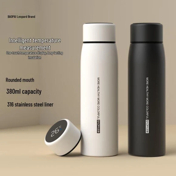 Smart Temperature Display Thermos — Smart Water Bottle, BAOPAI
