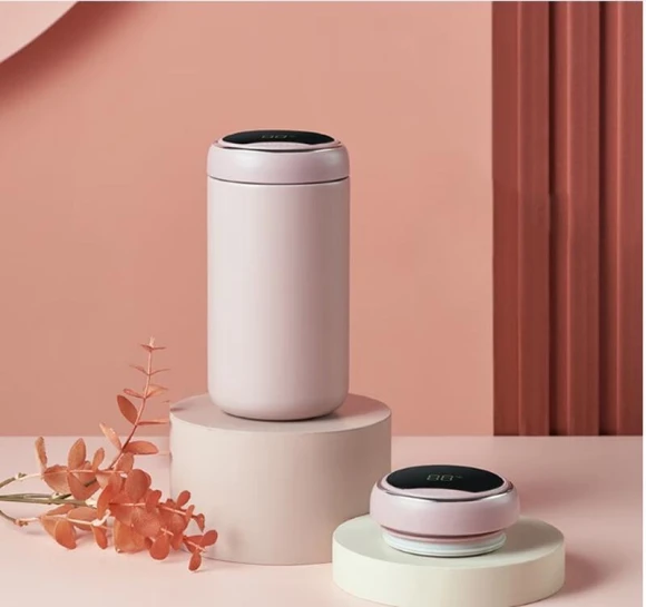 Stainless Steel Smart Temperature Display Water Bottle — Smart Water Bottle, Shangqi