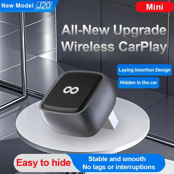 Wireless CarPlay and Android Auto Adapter — Car Infotainment System, Haven Home