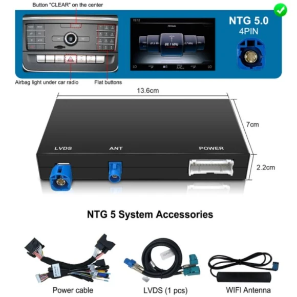 Wireless CarPlay and Android Auto Navigation Module — Car Infotainment System, The Cozy Nook