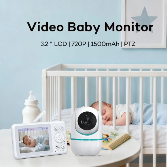 High-Definition Video Baby Monitor with Night Vision and Cry Alert — Baby Monitor, ElectroCN