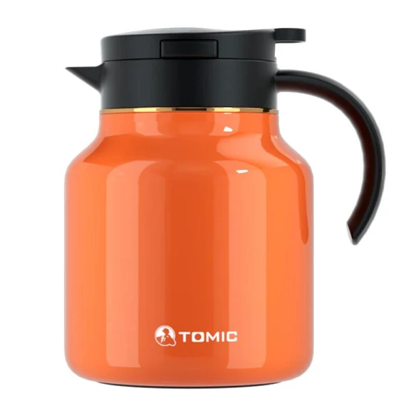 Smart Temperature Display Ceramic Lined Tea Brewing Thermos — Smart Water Bottle, TOMIC