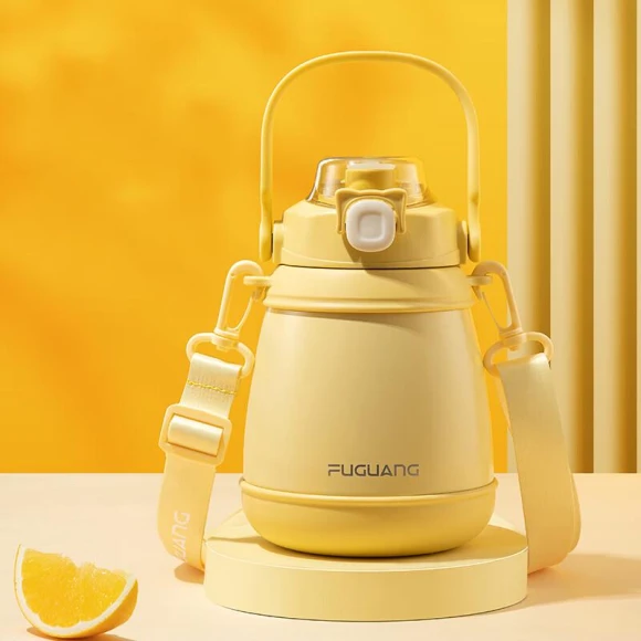 Smart Temperature Display Insulated Water Bottle — Smart Water Bottle, Fuguang