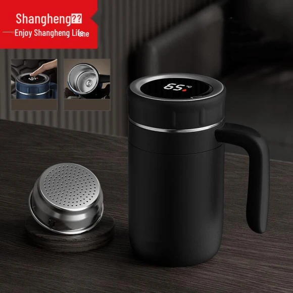 Smart Temperature Display Tea Infuser Thermos — Smart Water Bottle, Shangheng